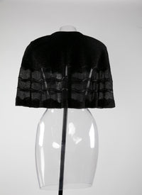 Sleeveless bolero - Black intense