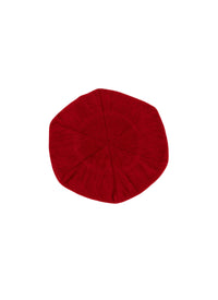 Wool beret - Ruby