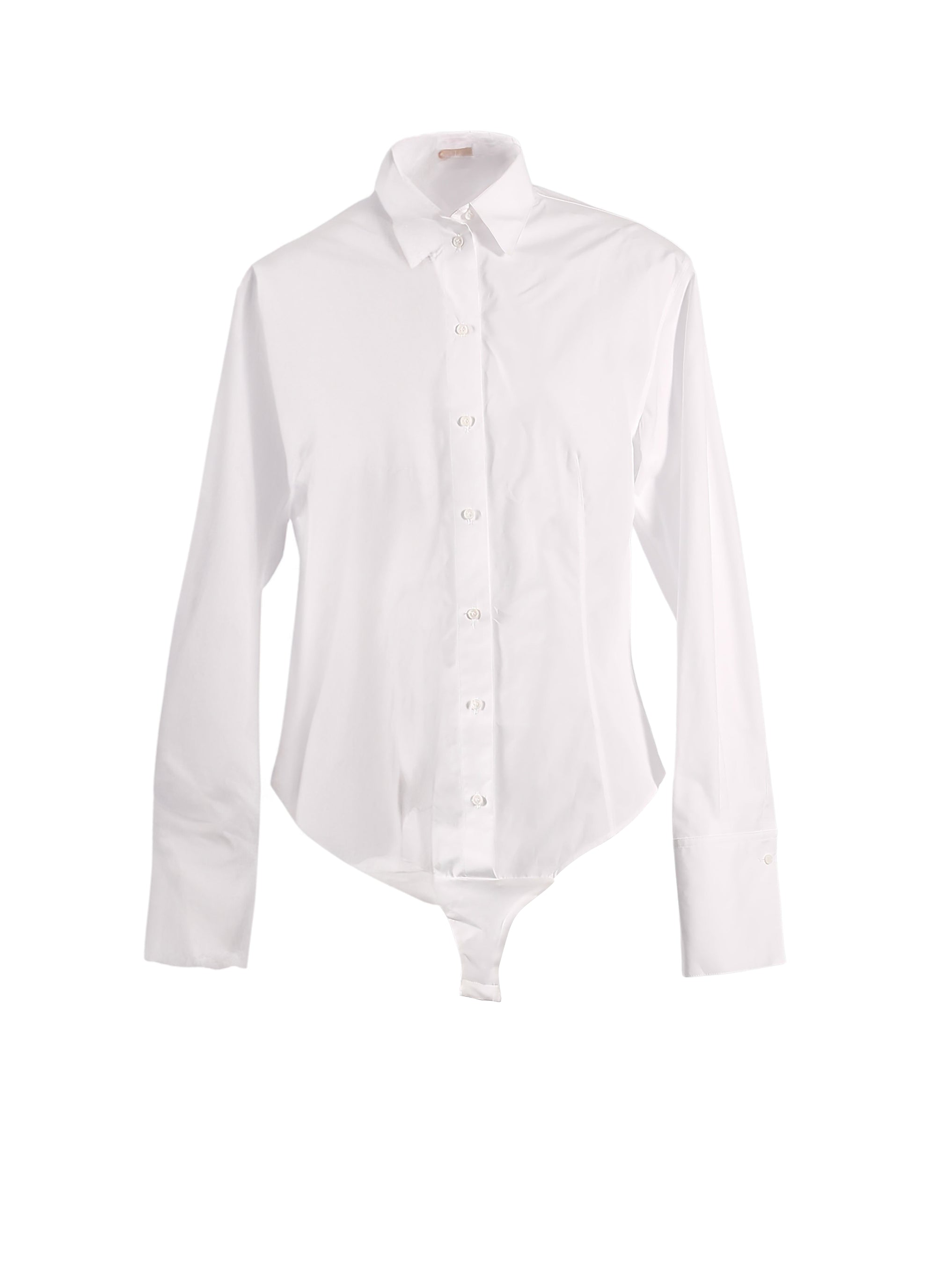 Chemise body en popeline japonaise - Blanc
