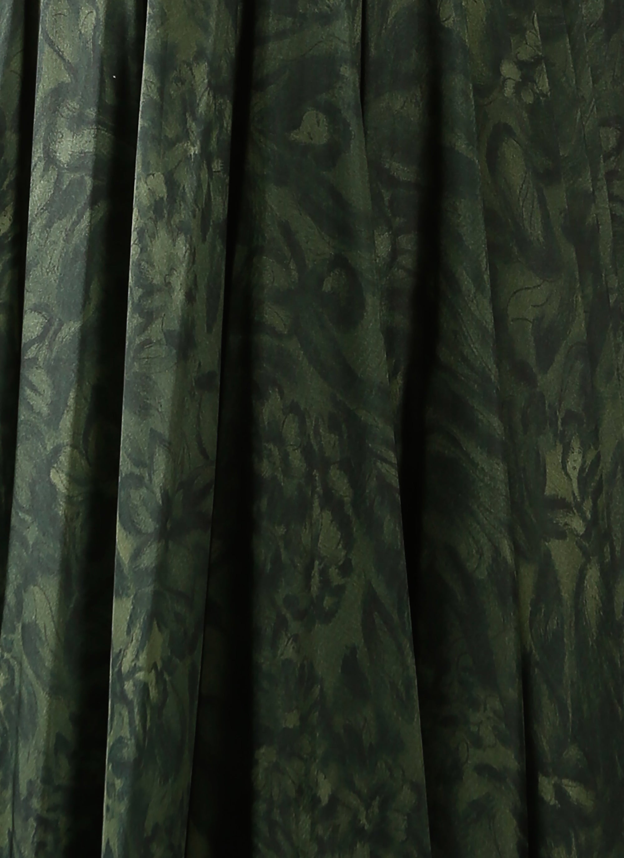 Sleeveless silk floral dress - Fir