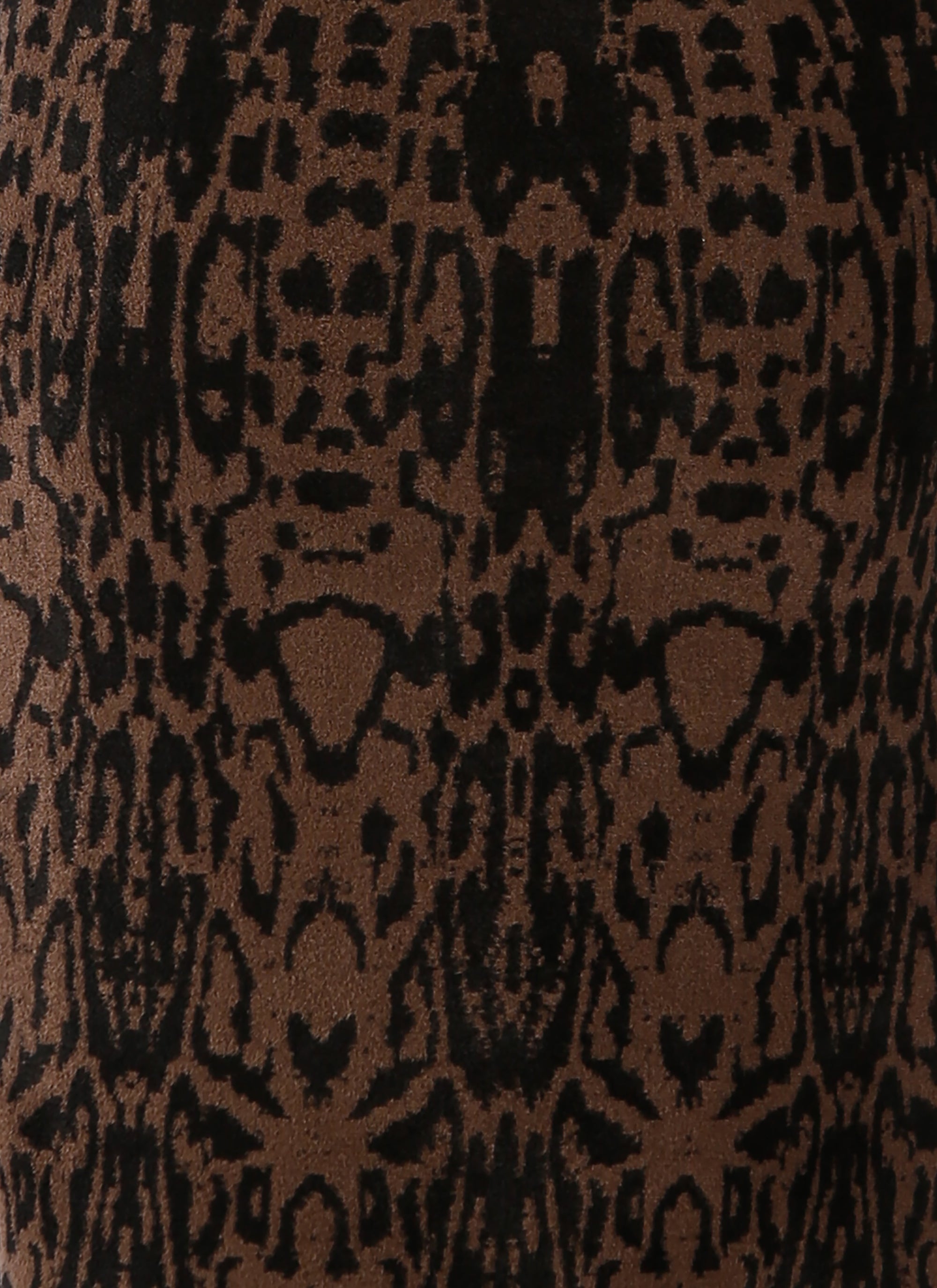 Pantera sleeveless dress - Black & Brown