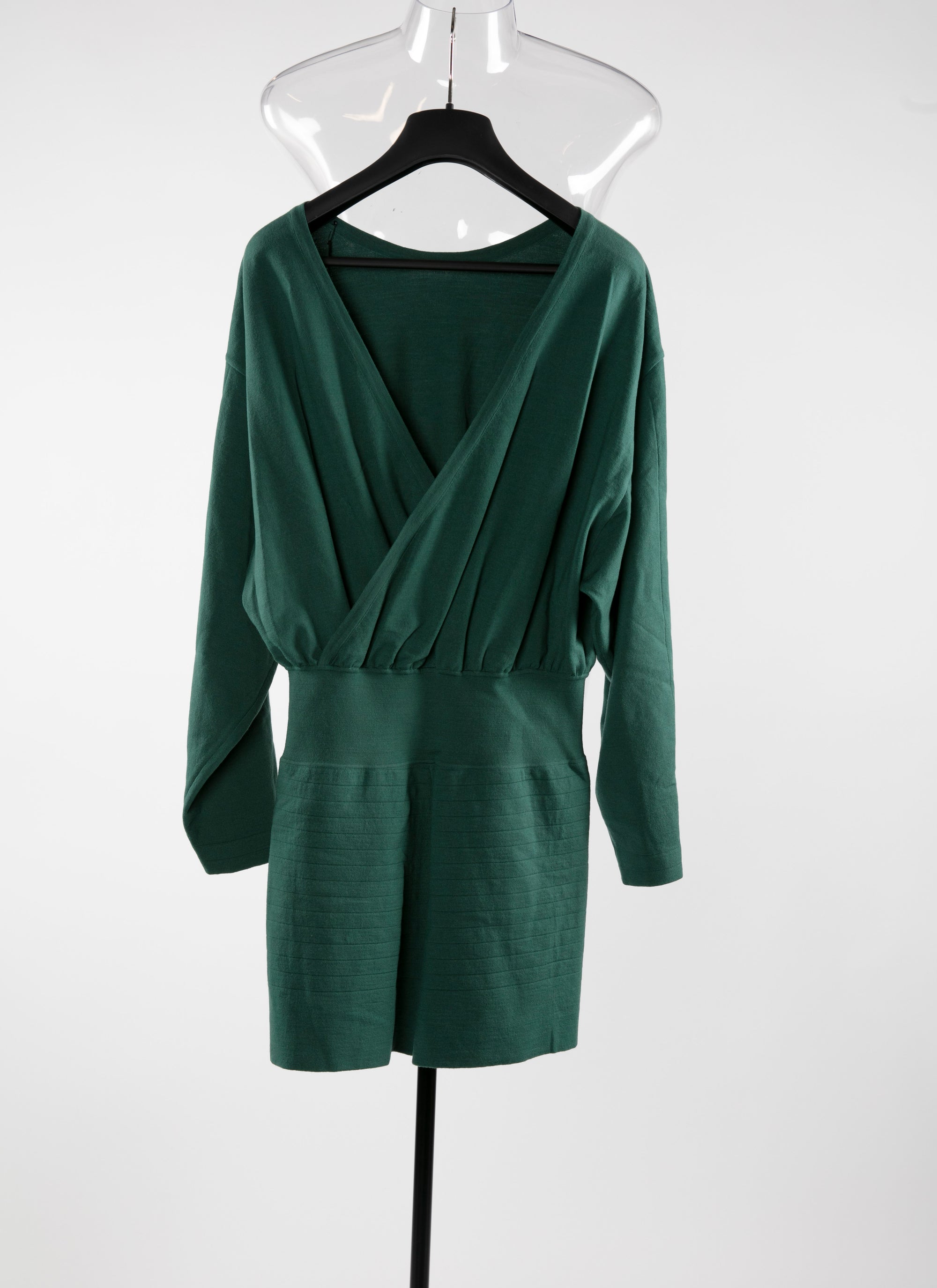 Supreme long-sleeved jumpsuit in wool - Empire Green