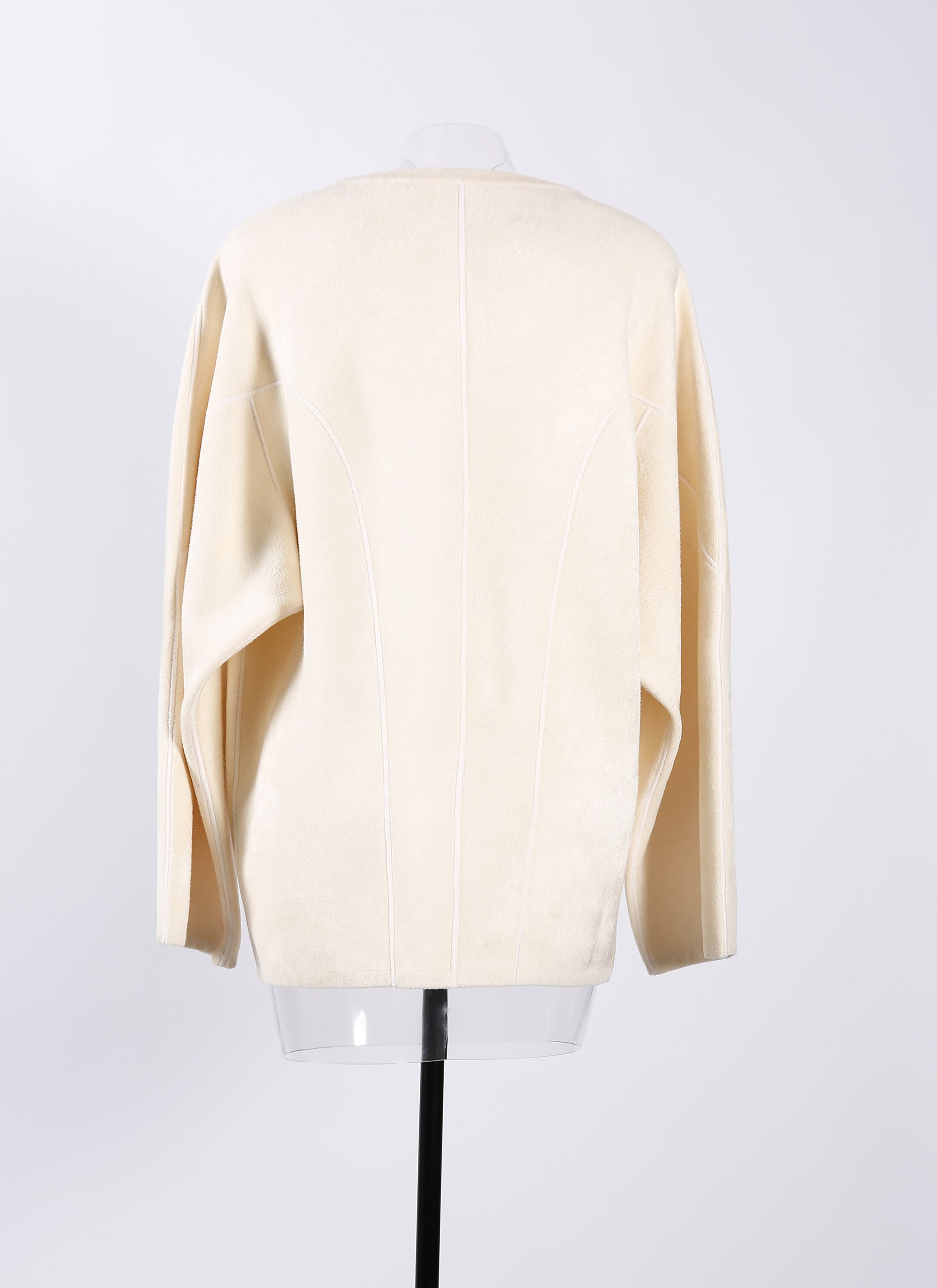 Long sleeve jumper in iconic velvet - Nude
