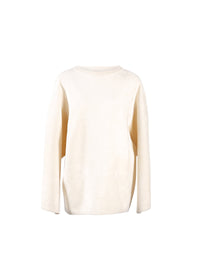 Long sleeve jumper in iconic velvet - Nude