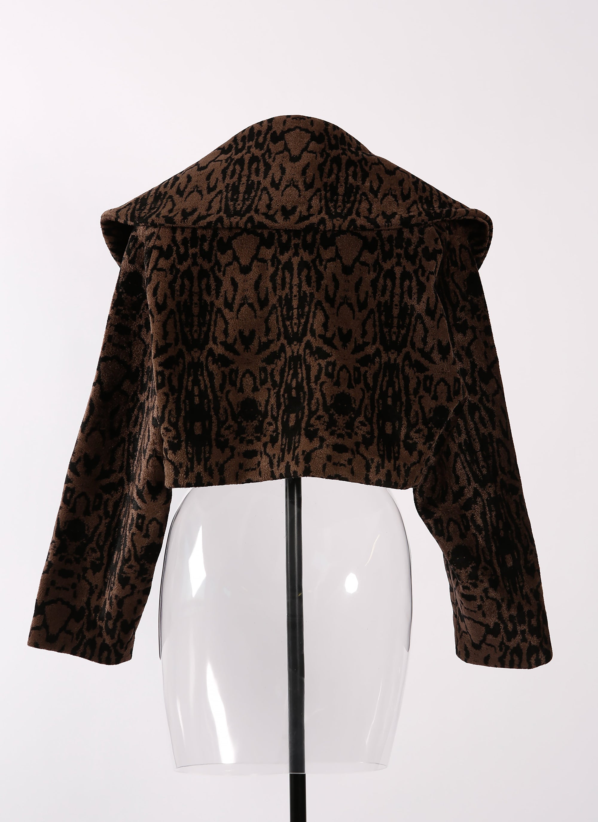 Pantera long-sleeved bolero - Black & Brown