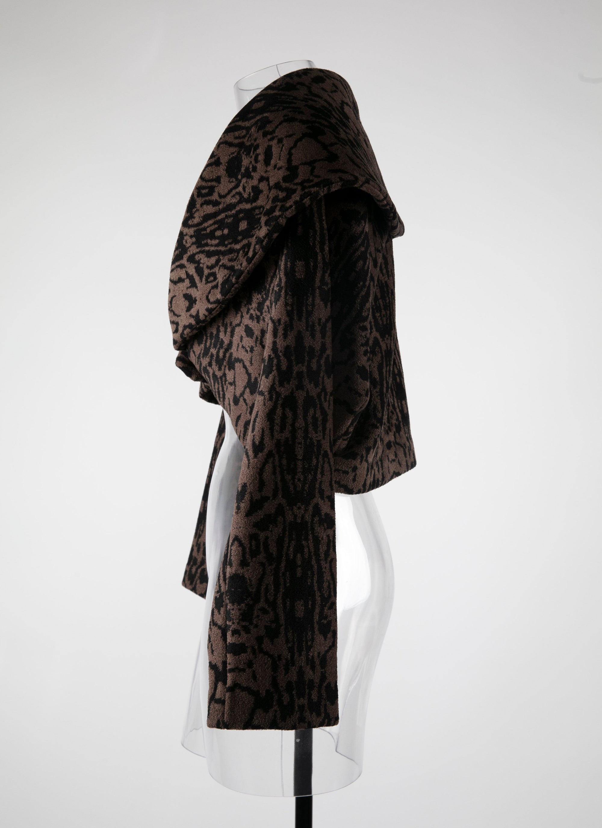 Pantera long-sleeved bolero - Black & Brown