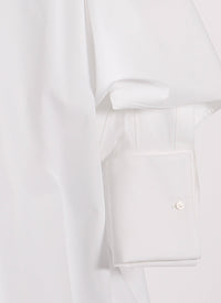Shirt with batwing sleeves - Intense White