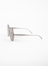 Cat-eye glasses - Silver & Black