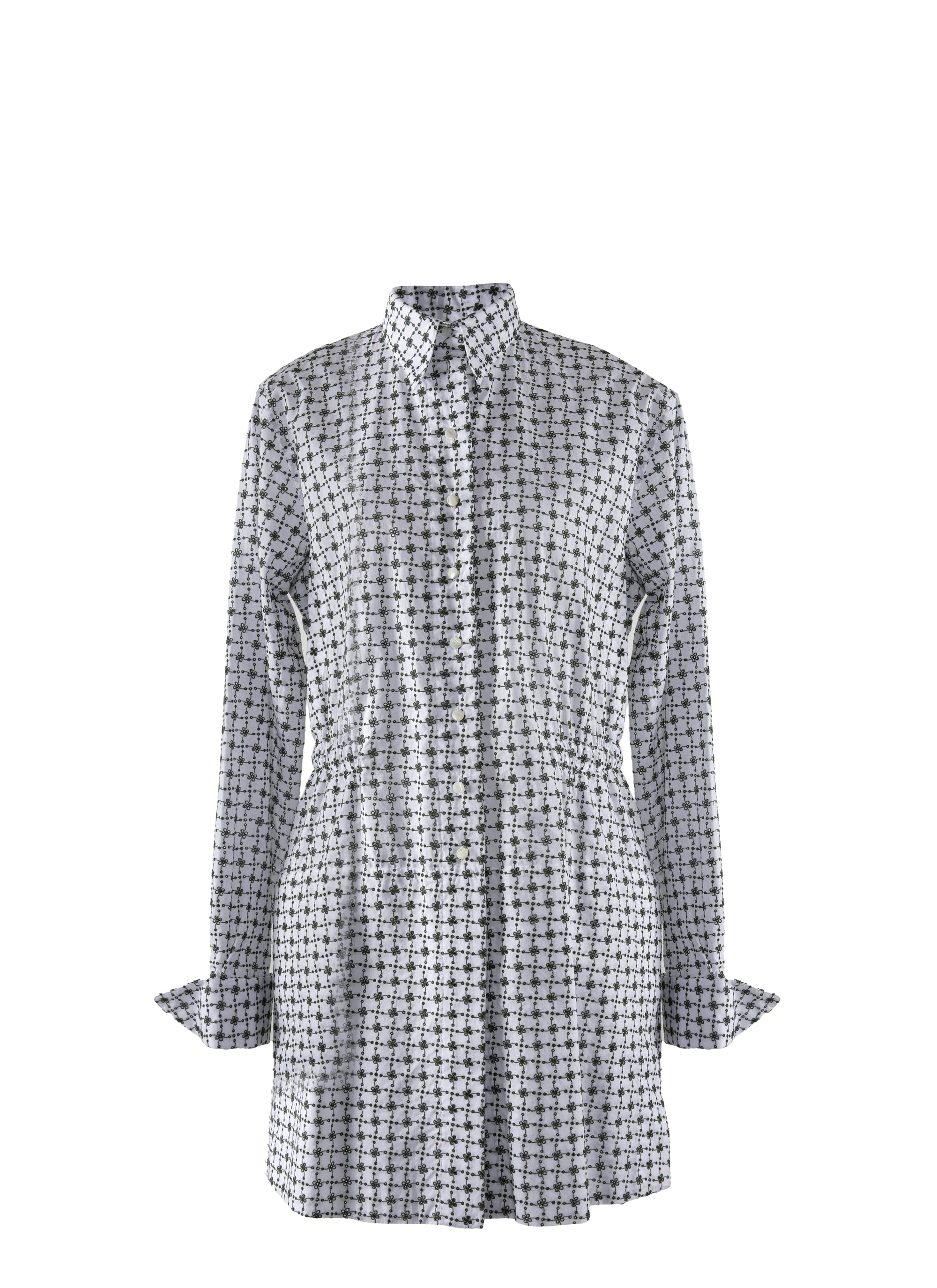 Chemise Chevrefeuille - Blanc & Vert