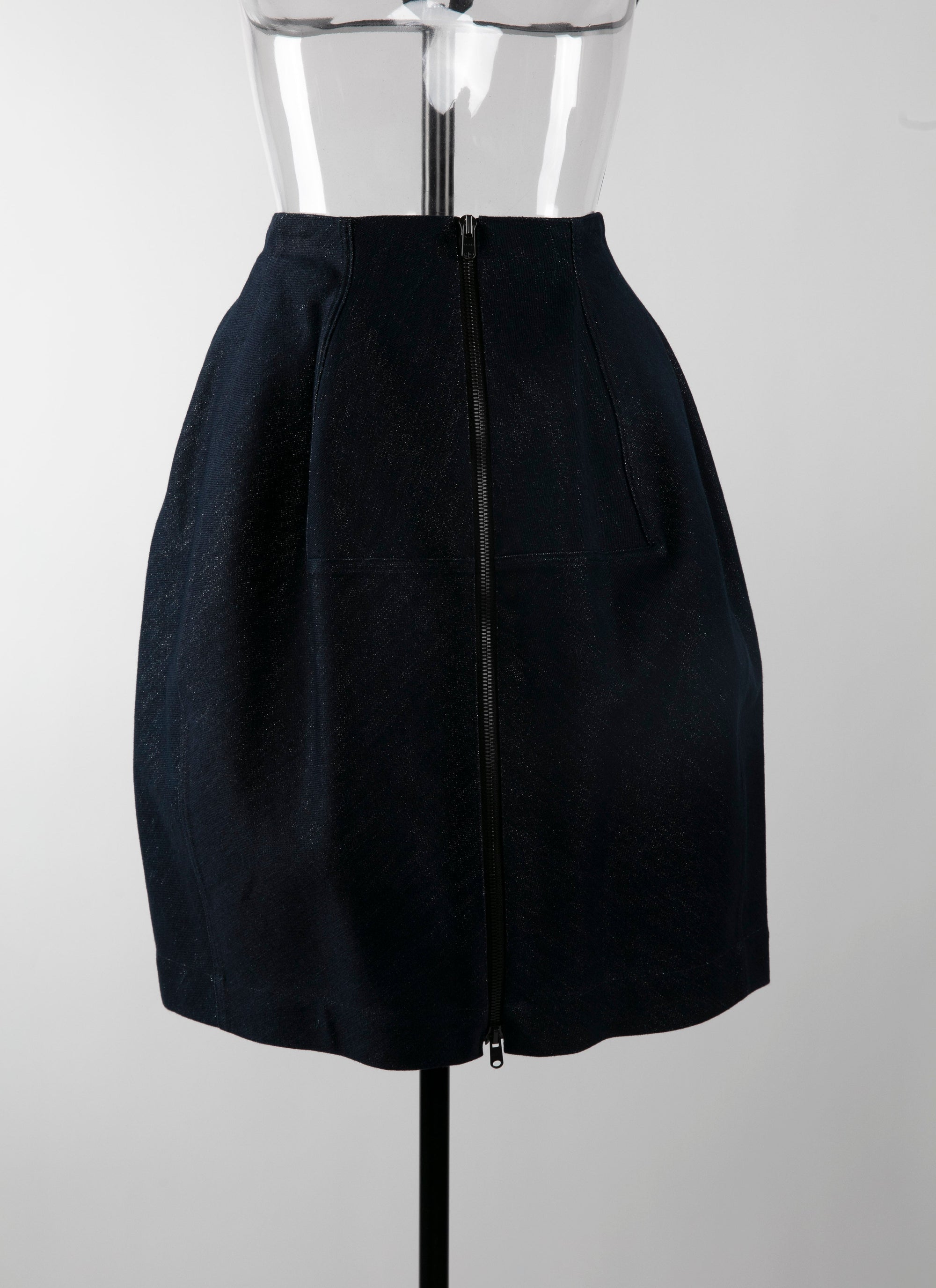 Denim ball skirt - Silver