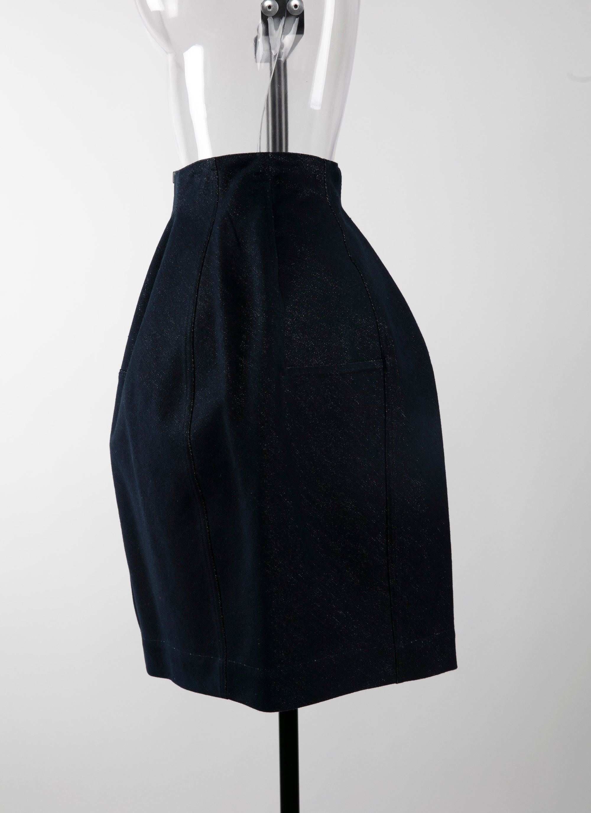 Denim ball skirt - Silver