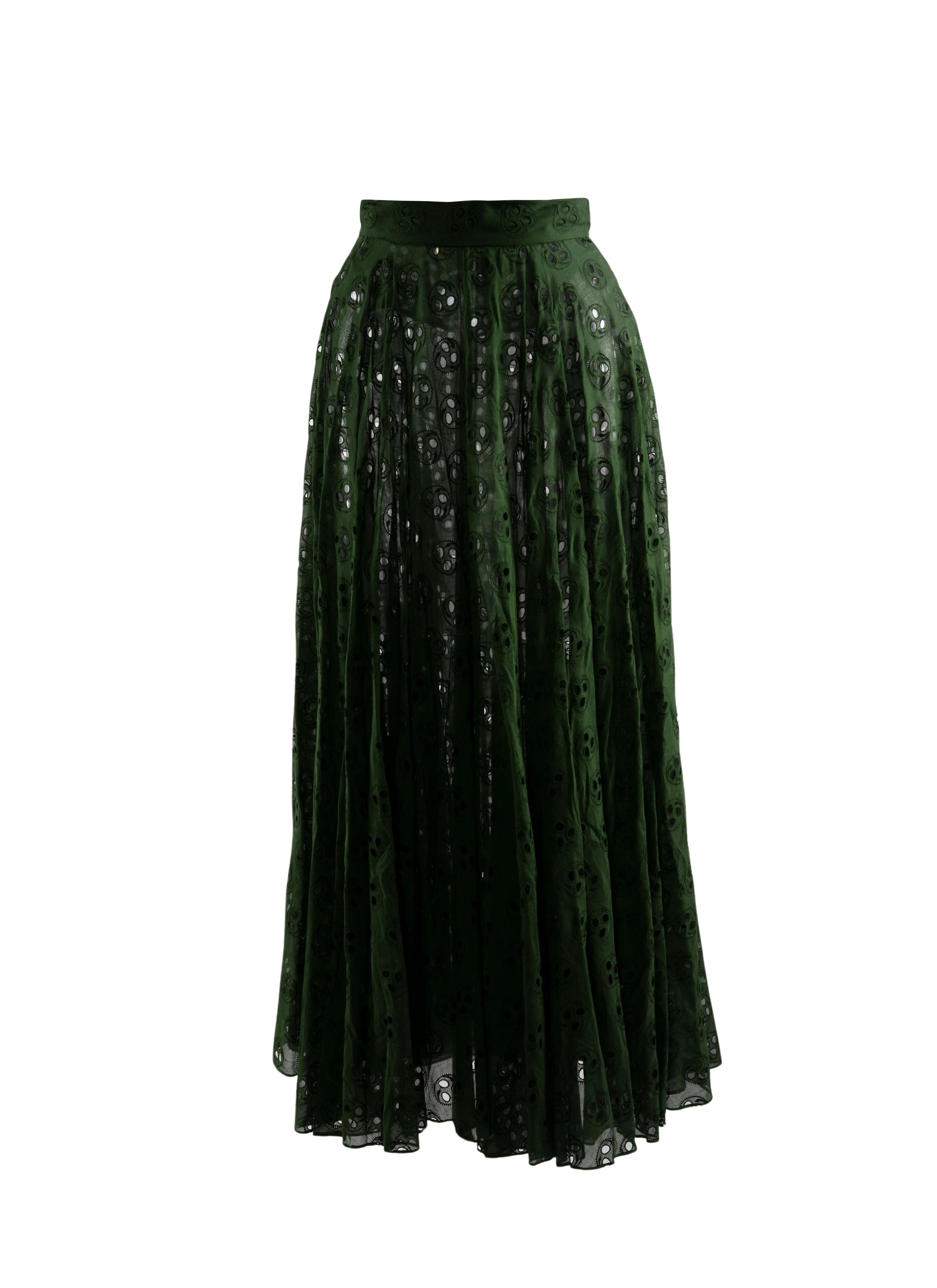 Perforated long skirt - Ficus