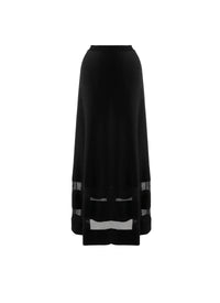 Jupe Mansart en maille - Noir