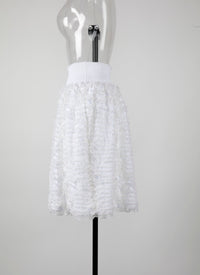 Houpette Skirt - White