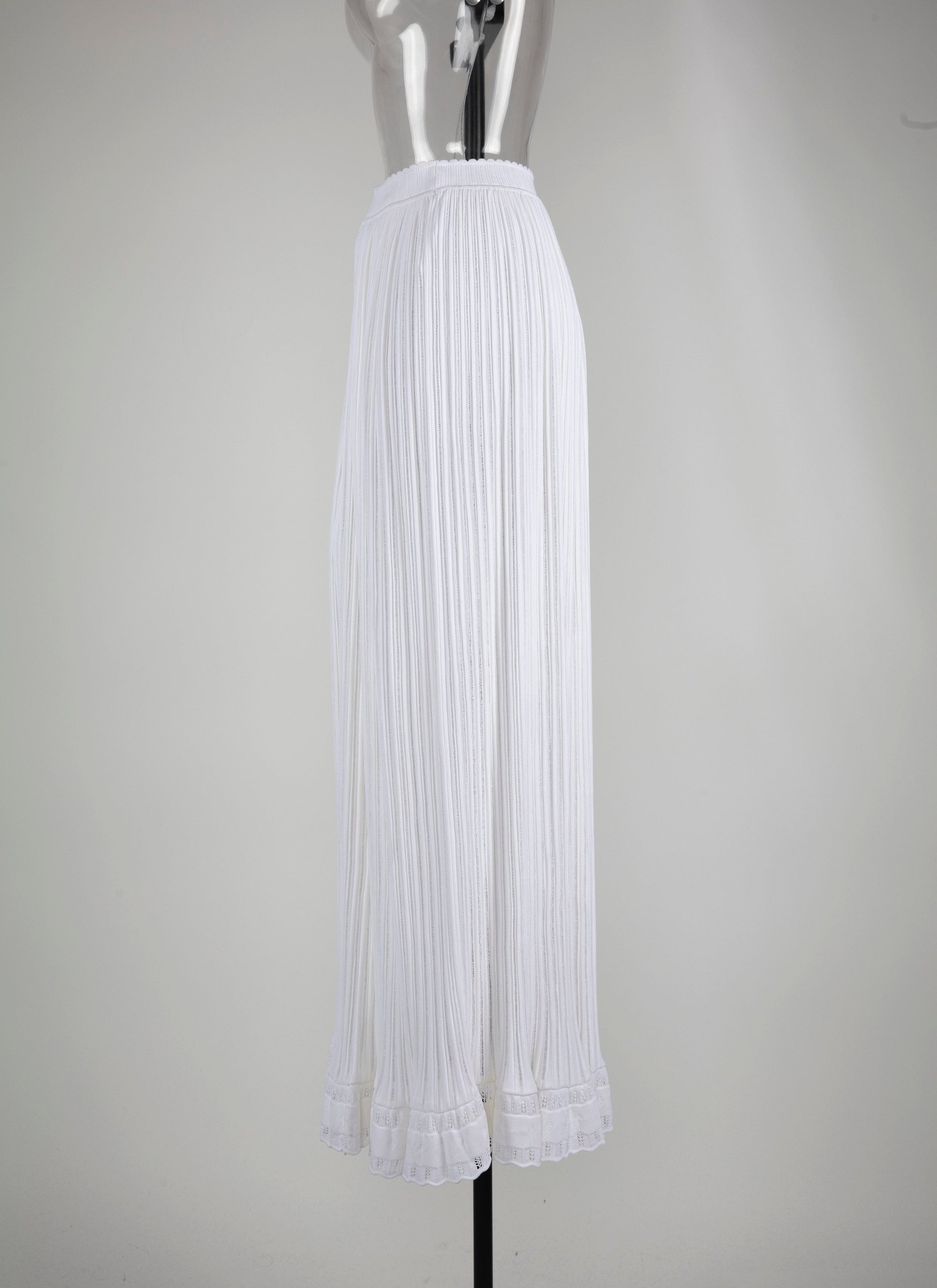 Falbalas long skirt - White