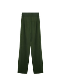 Straight trousers with elastic waistband - Ficus