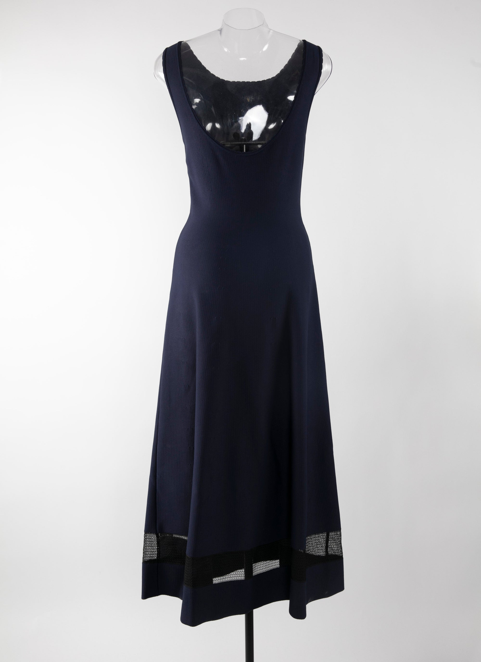 Robe sans manches Mansart en maille - Nuit