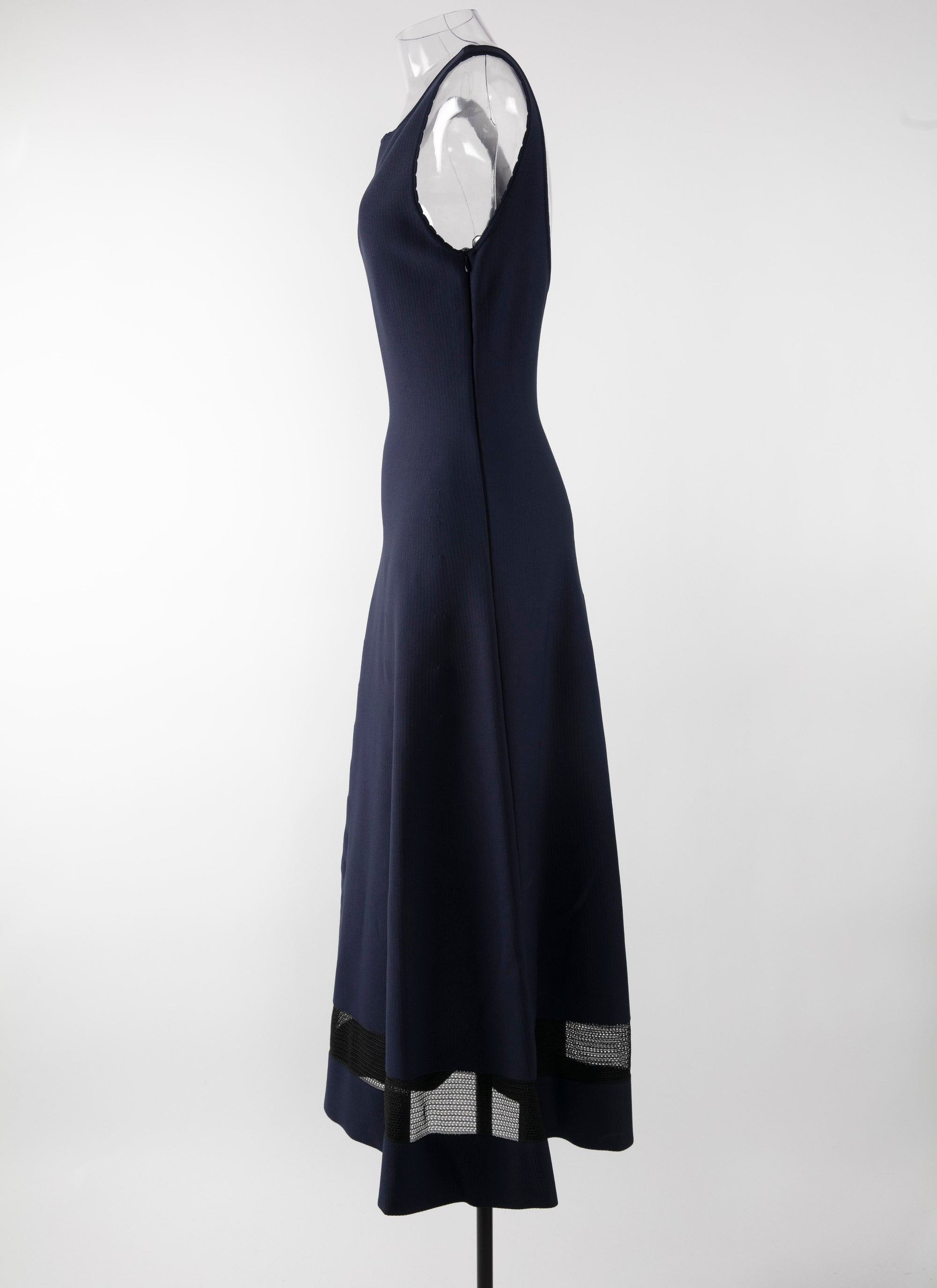 Robe sans manches Mansart en maille - Nuit