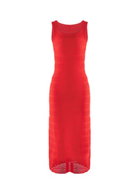 Sleeveless Maxi Dress - Scarlet