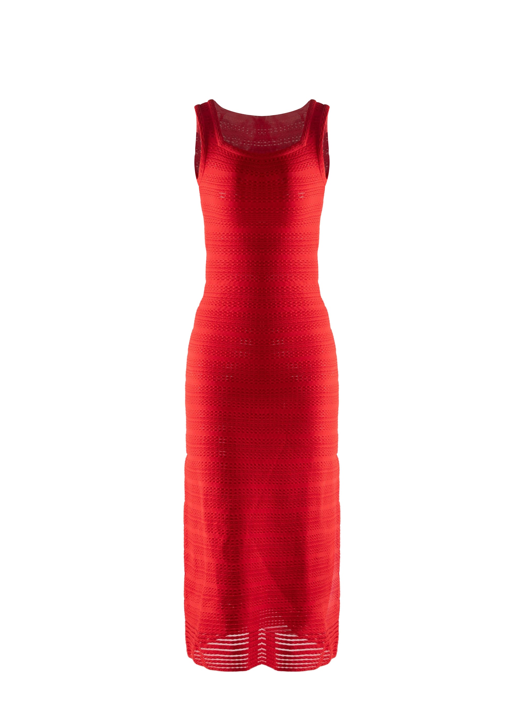 Sleeveless maxi dress - Scarlet