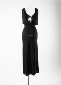 Vestal sleeveless dress - Black intense
