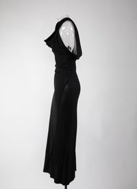 Vestal sleeveless dress - Black intense