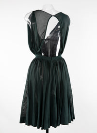 Sleeveless Déesses dress - Imperial Green
