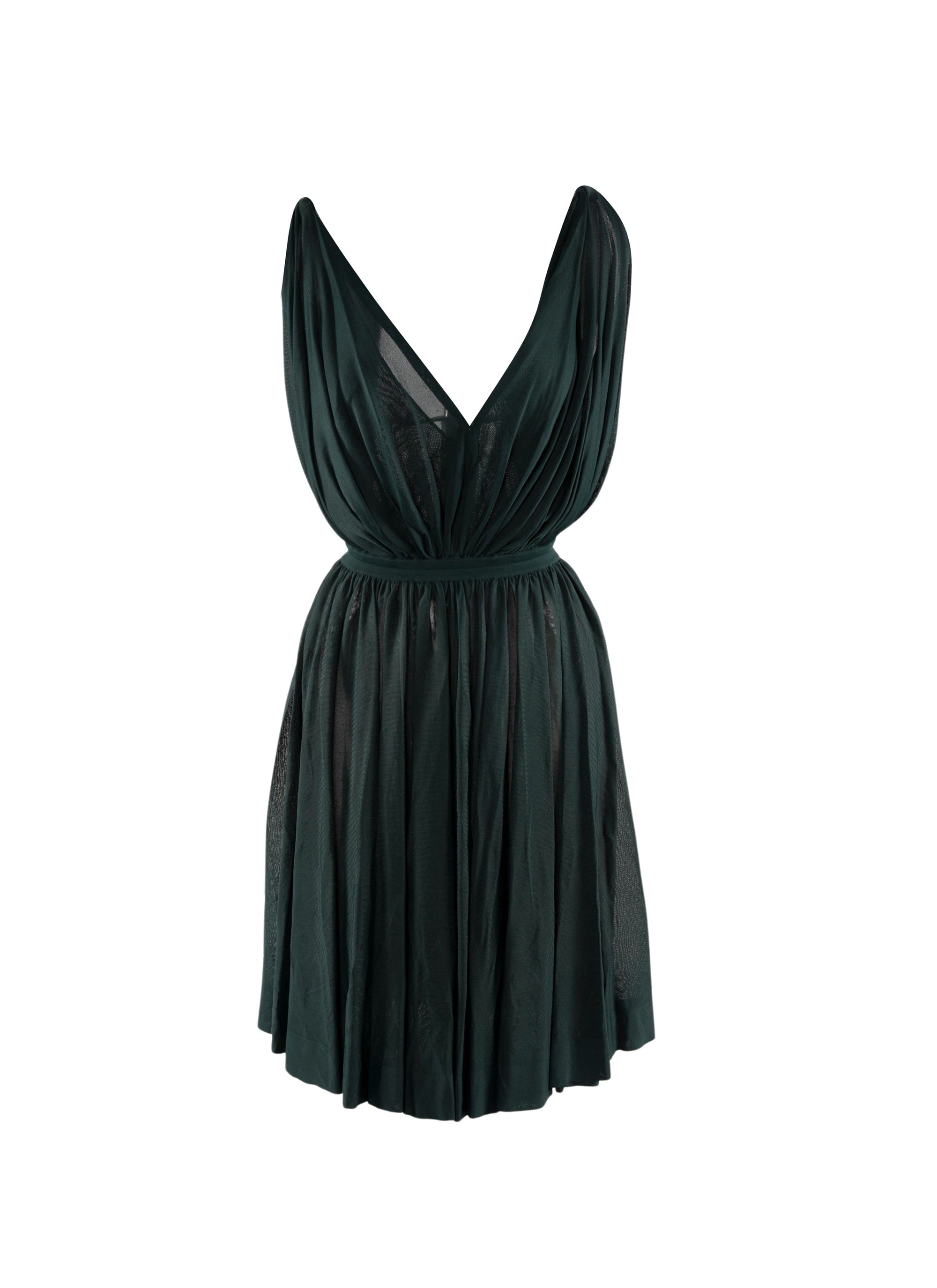 Sleeveless Déesses dress - Imperial Green