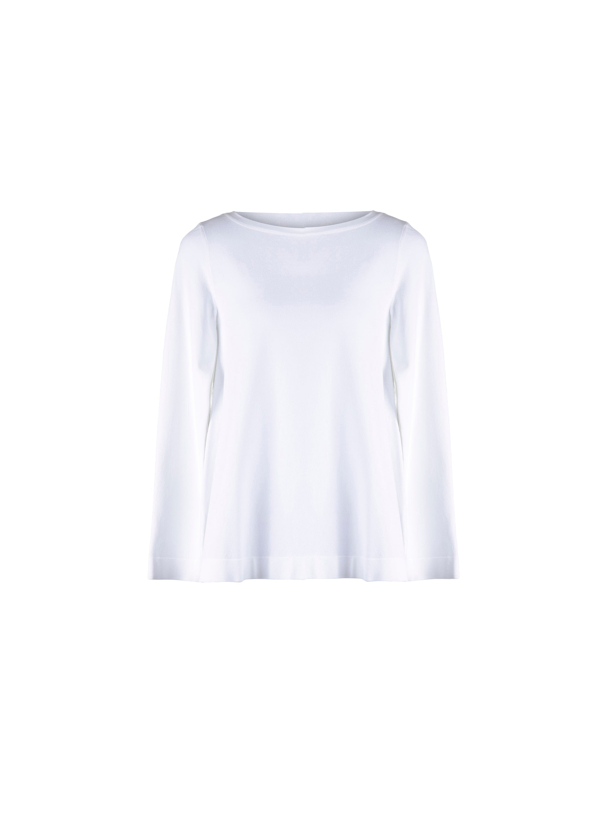 Pull à manches longues en maille - Blanc Neige