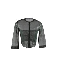Silk cardigan - Imperial Green