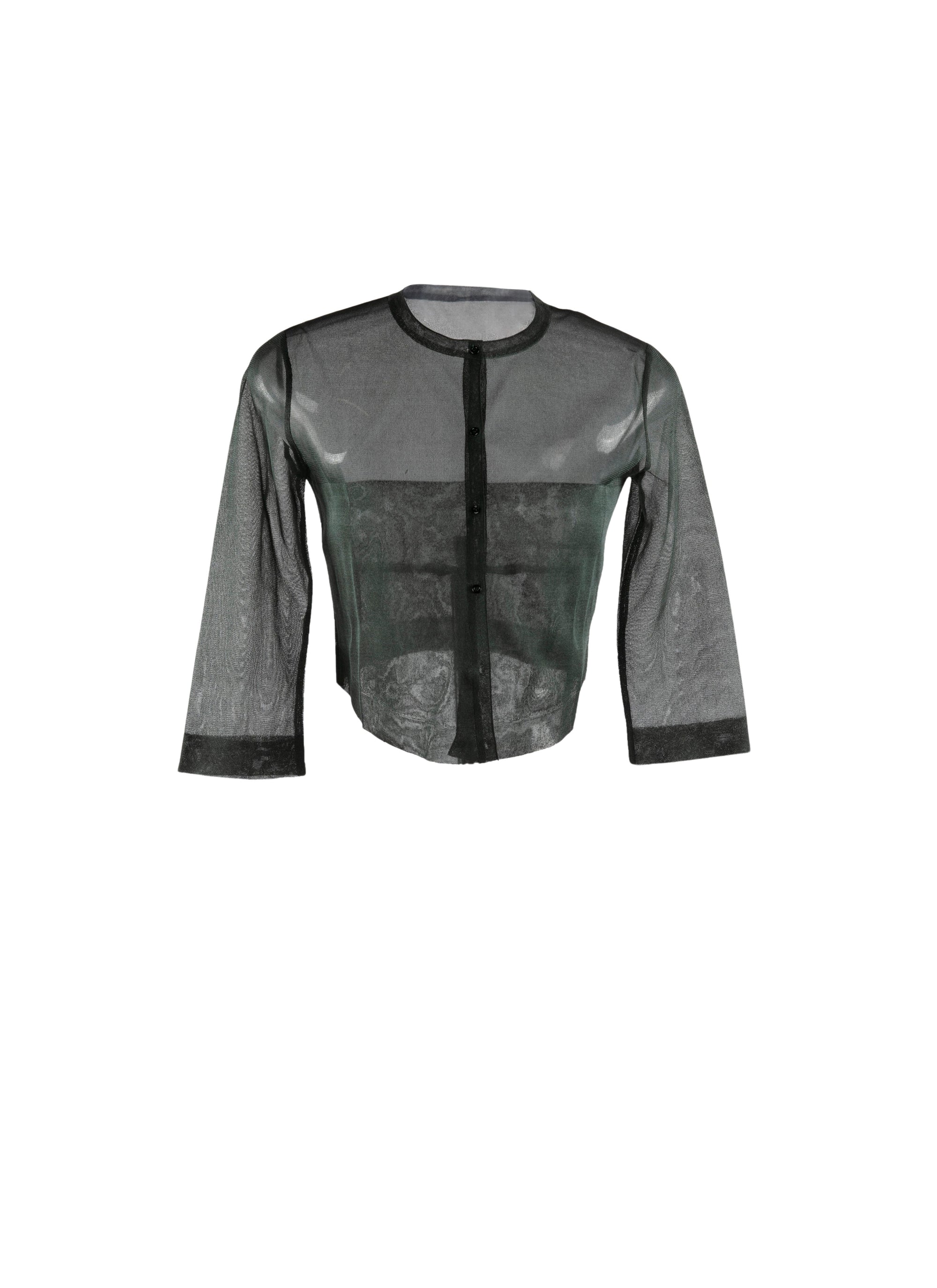 Silk cardigan - Imperial Green