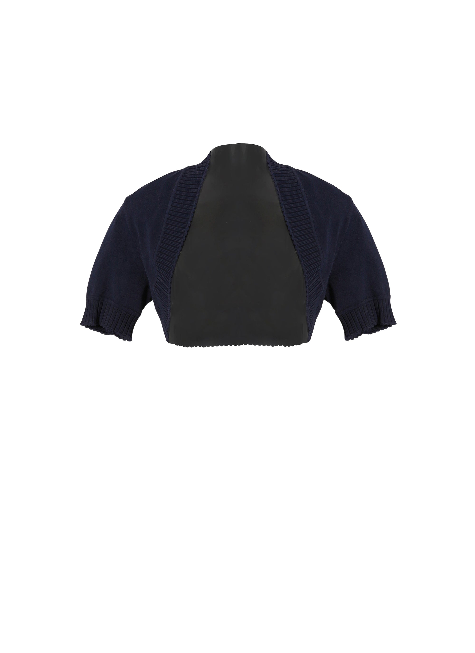 Trianon knitted short sleeve bolero - Night