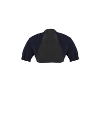 Trianon knitted short-sleeved bolero - Night