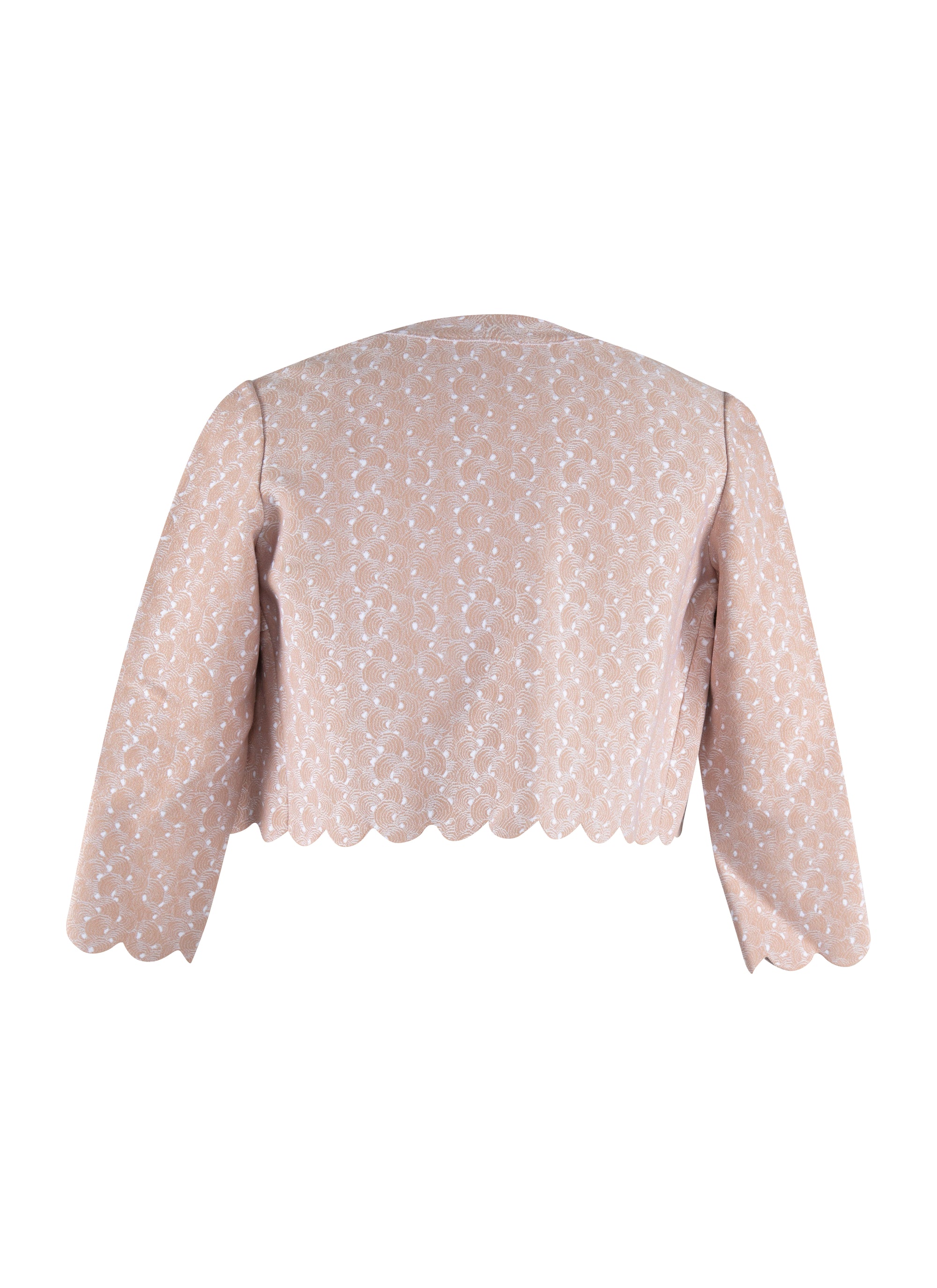 Long Sleeve Camée Knitted Cardigan - Blush Pink
