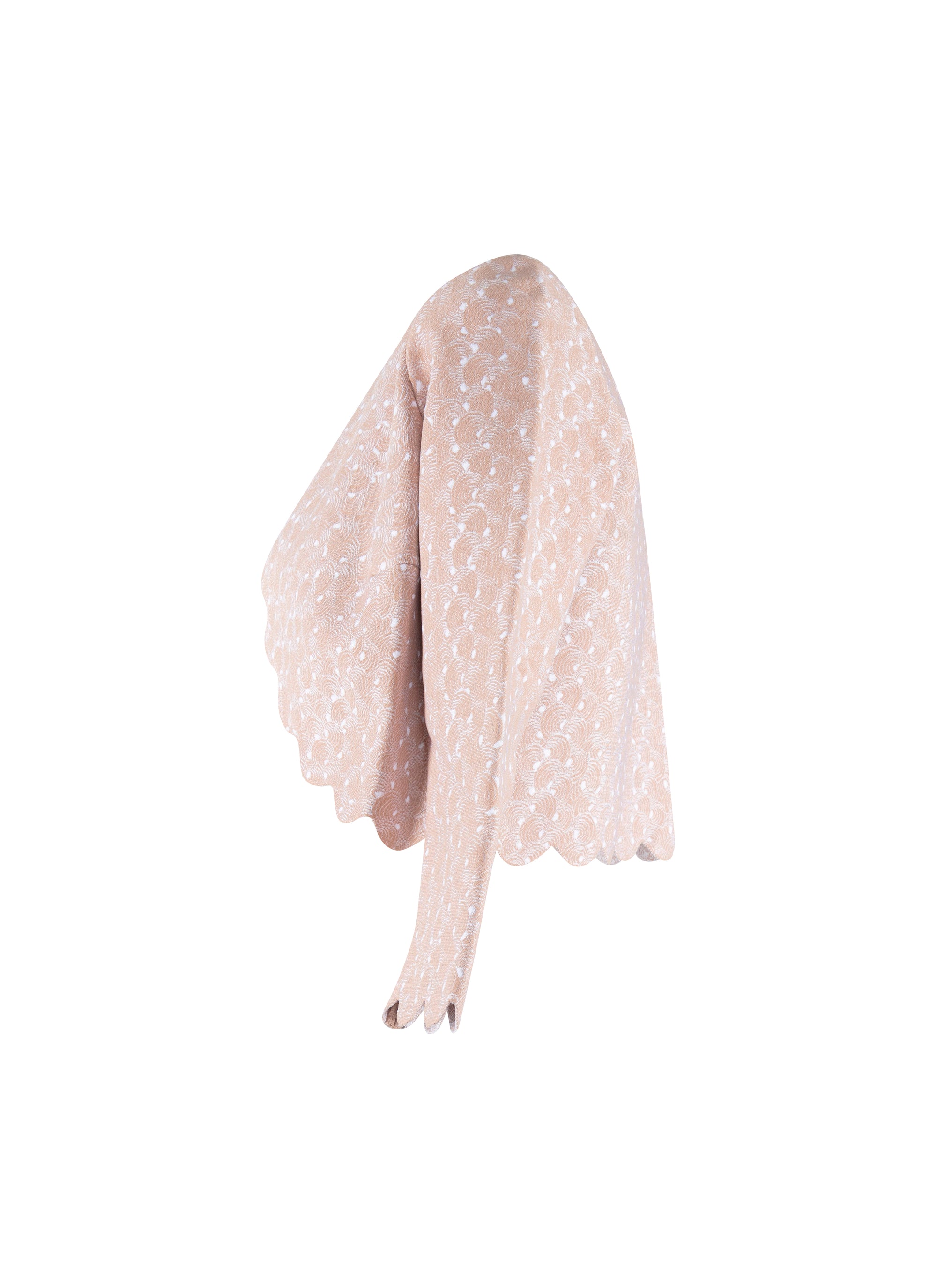 Long Sleeve Camée Knitted Cardigan - Blush Pink