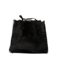 Mina Cabas bag - Black intense