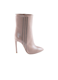 Bottines 110 à rayures latérales cloutées en cuir - Chair & Argent