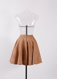 Knitted skirt - Nude