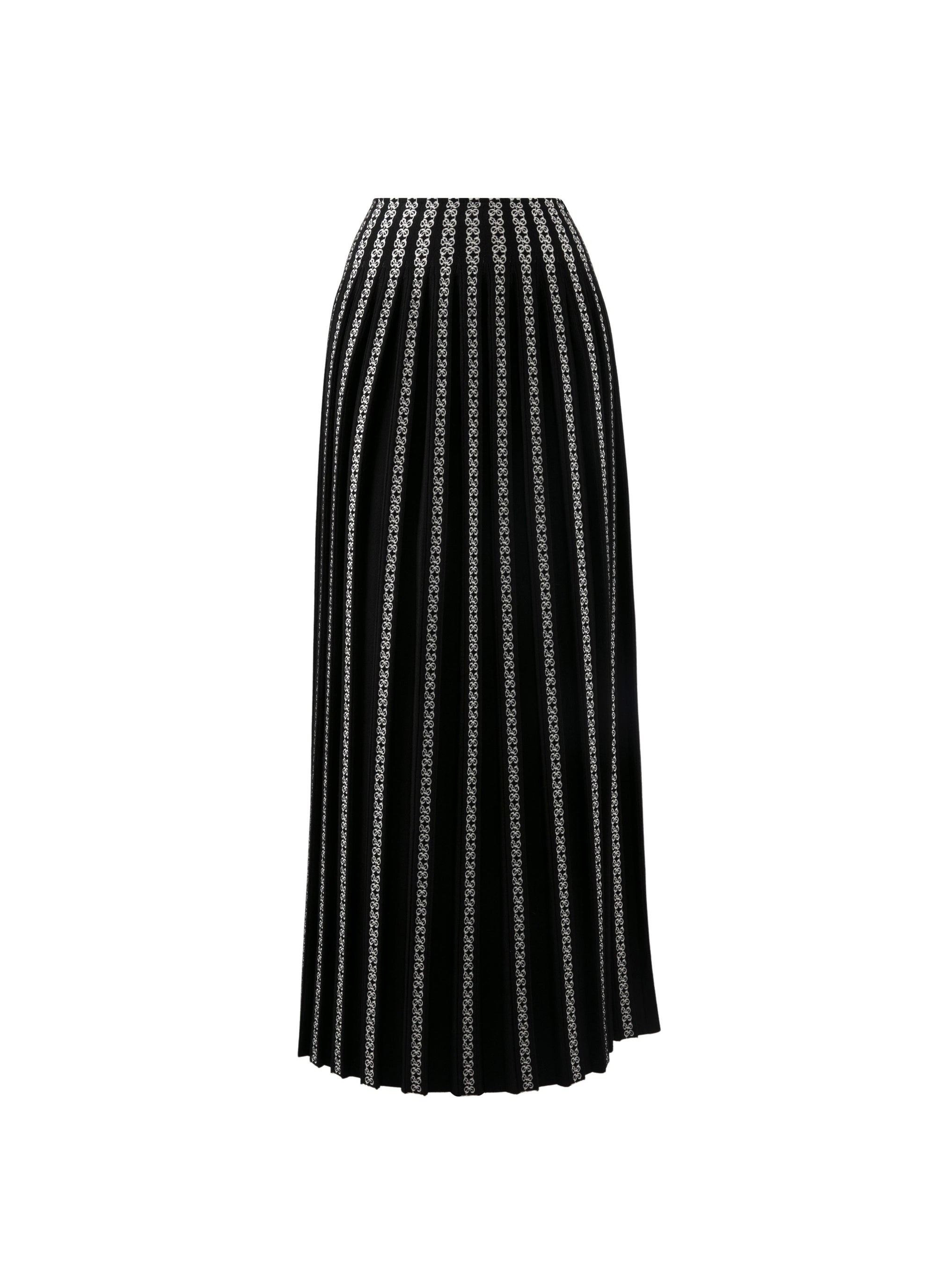 Pleated skirt - Black & White