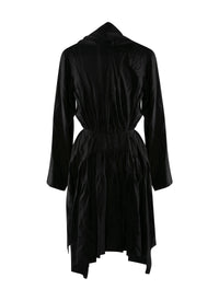Silk long sleeve dress - Black