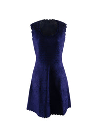 Moonlight knitted sleeveless dress - Dark Blue