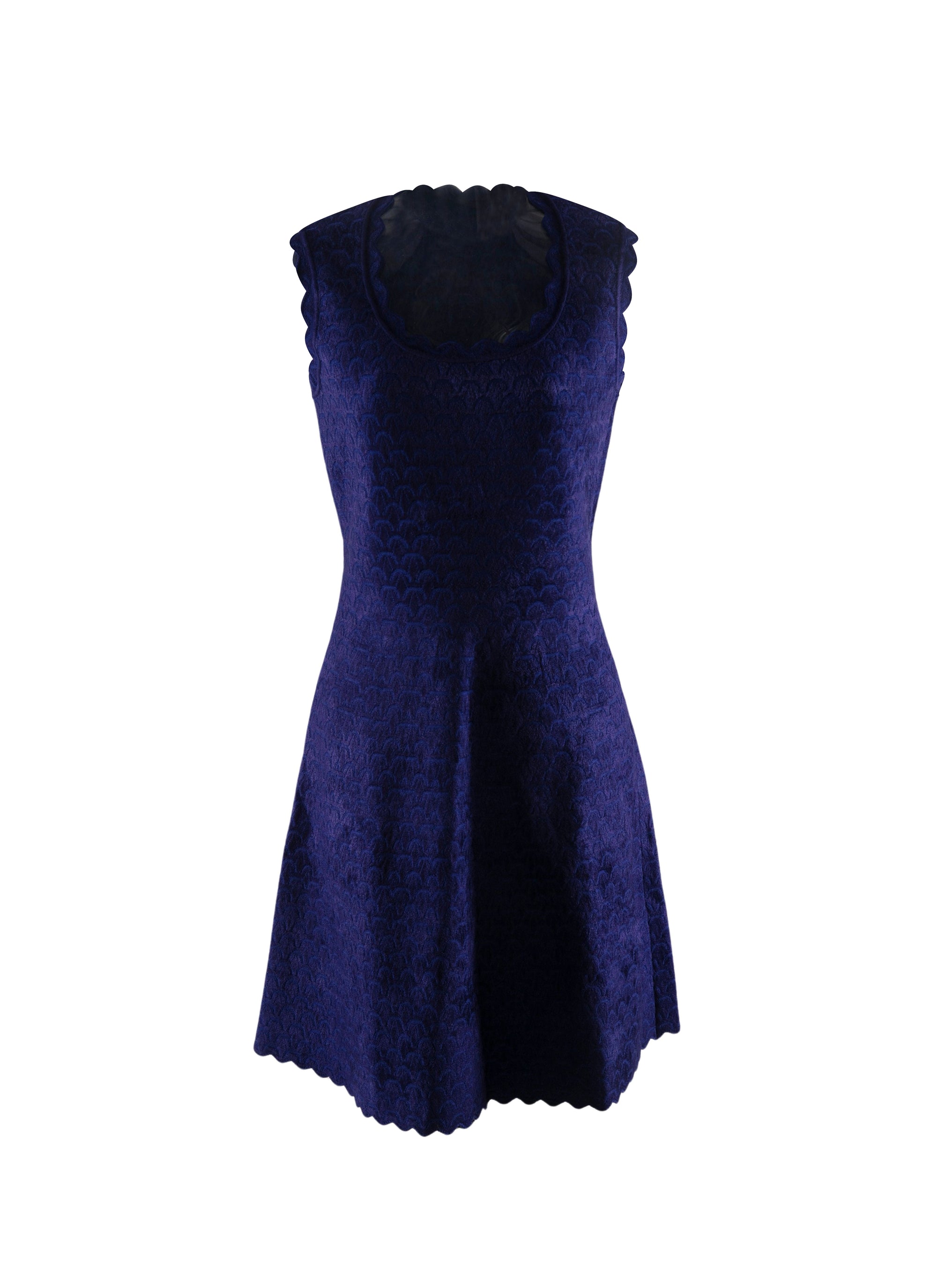 Moonlight knitted sleeveless dress - Dark Blue