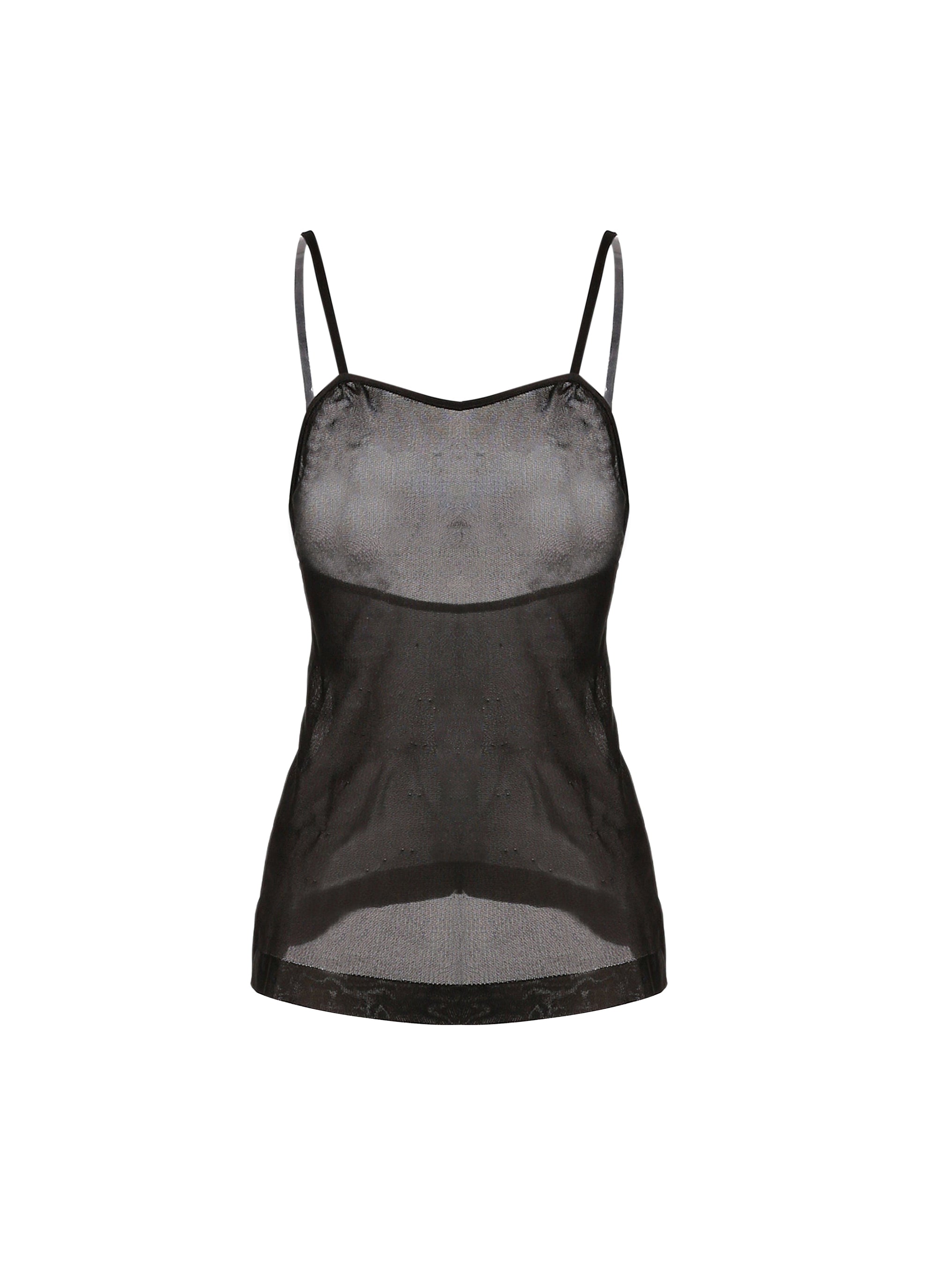 Intime sheer top - Black intense