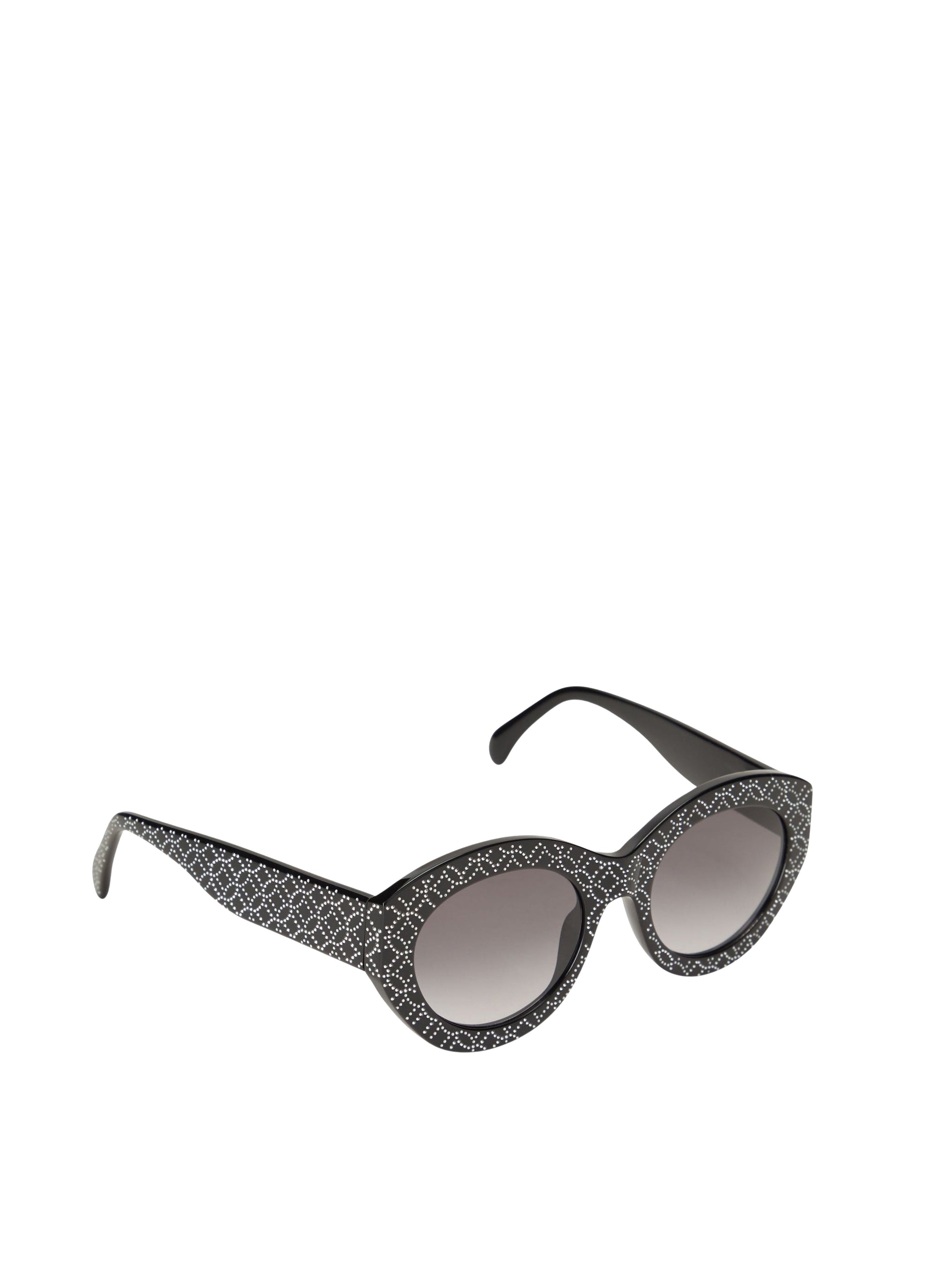 Eyeglasses with silver motif - Grey & Black