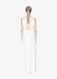 Sleeveless dress - White
