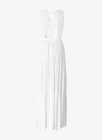 Sleeveless dress - White