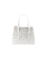 Mina Bolivia Fiori bag leather - Optic White
