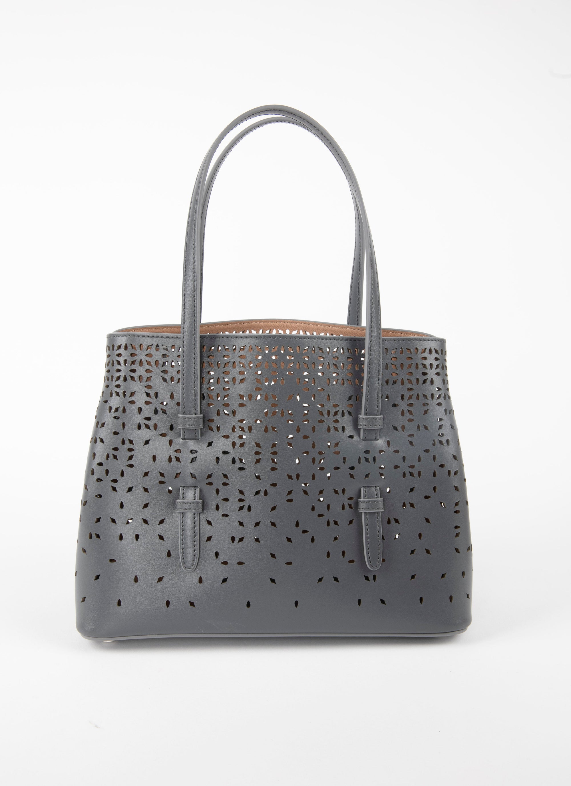 Mina Bolivia Fiori bag leather - Ash