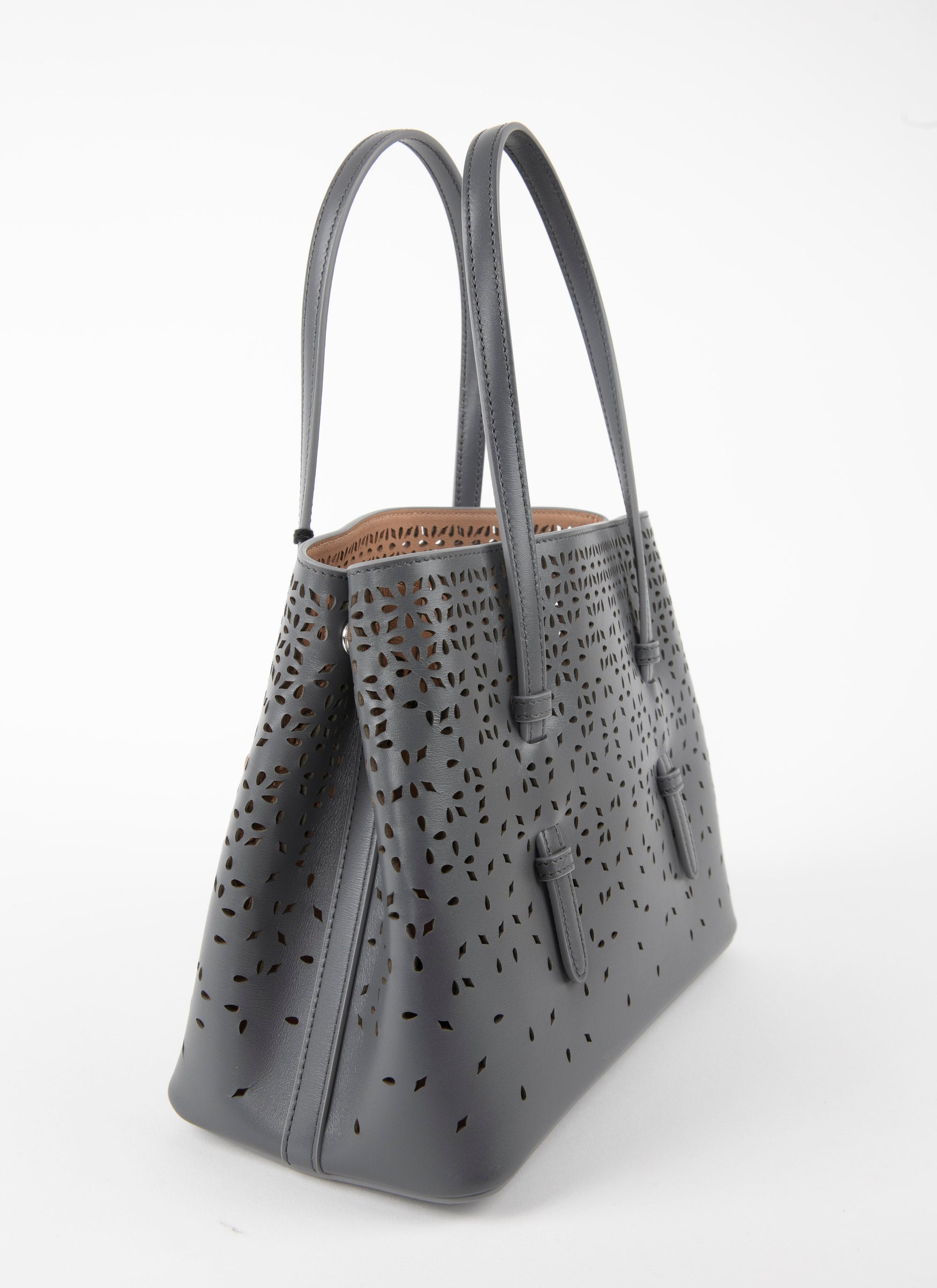 Mina Bolivia Fiori bag leather - Ash