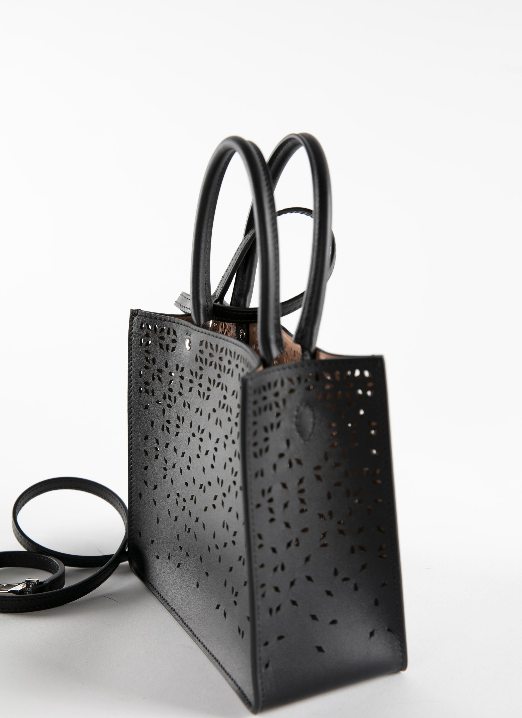 Bag Garance 16 in Leather - Black